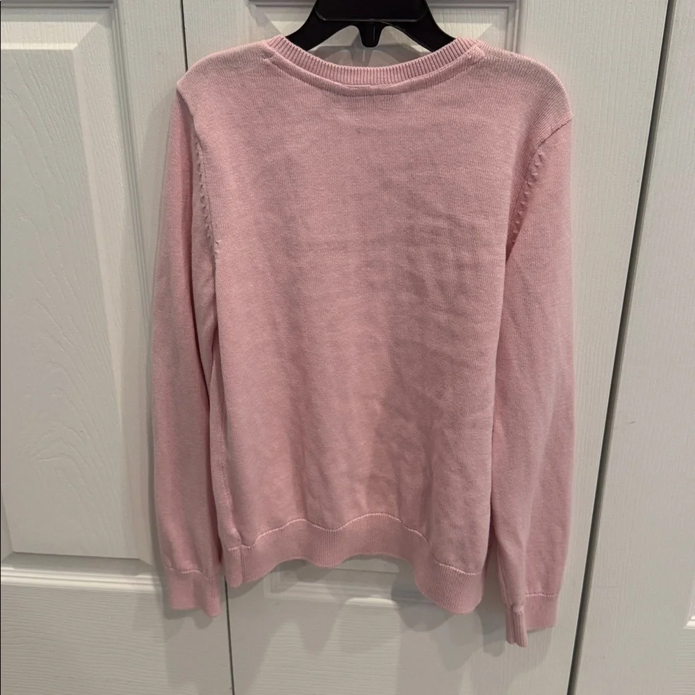 Girls Pink Cardigan with Bunny Detail